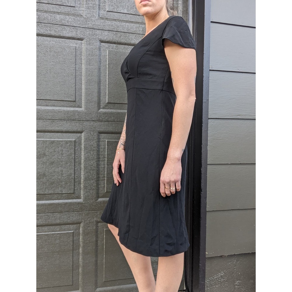 Ann Taylor LOFT Little Black Dress, Midi Dress, Business Casual - Picture 3 of 8
